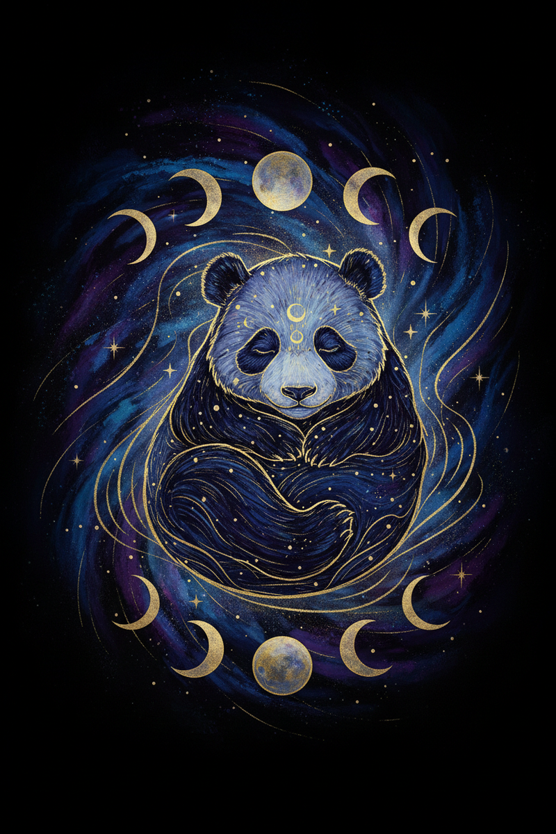 Celestial Panda — Cosmic Nebula