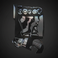 Black Gray Holographic