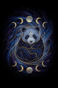 Celestial Panda — Cosmic Nebula