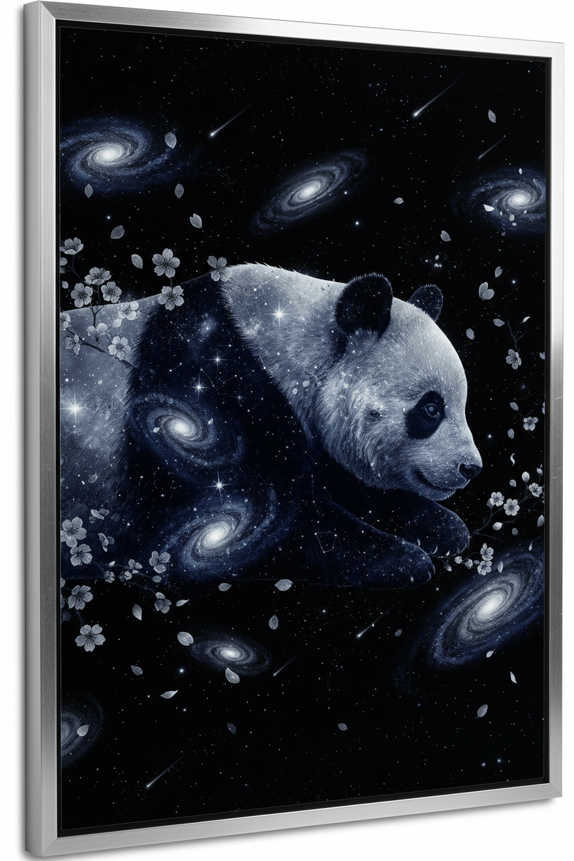 Celestial Panda — Stardust Silhouette