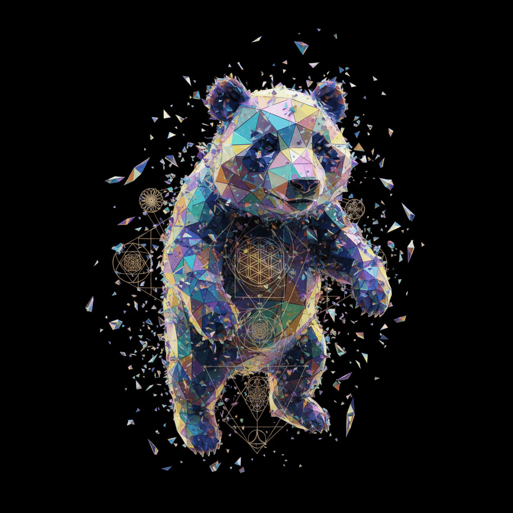 Crystal Fractal Panda