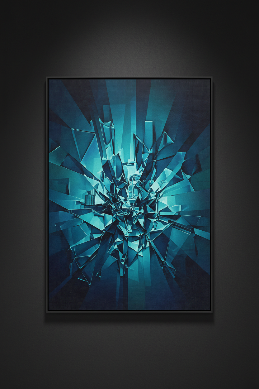 Fragmented Turquoise Dreams
