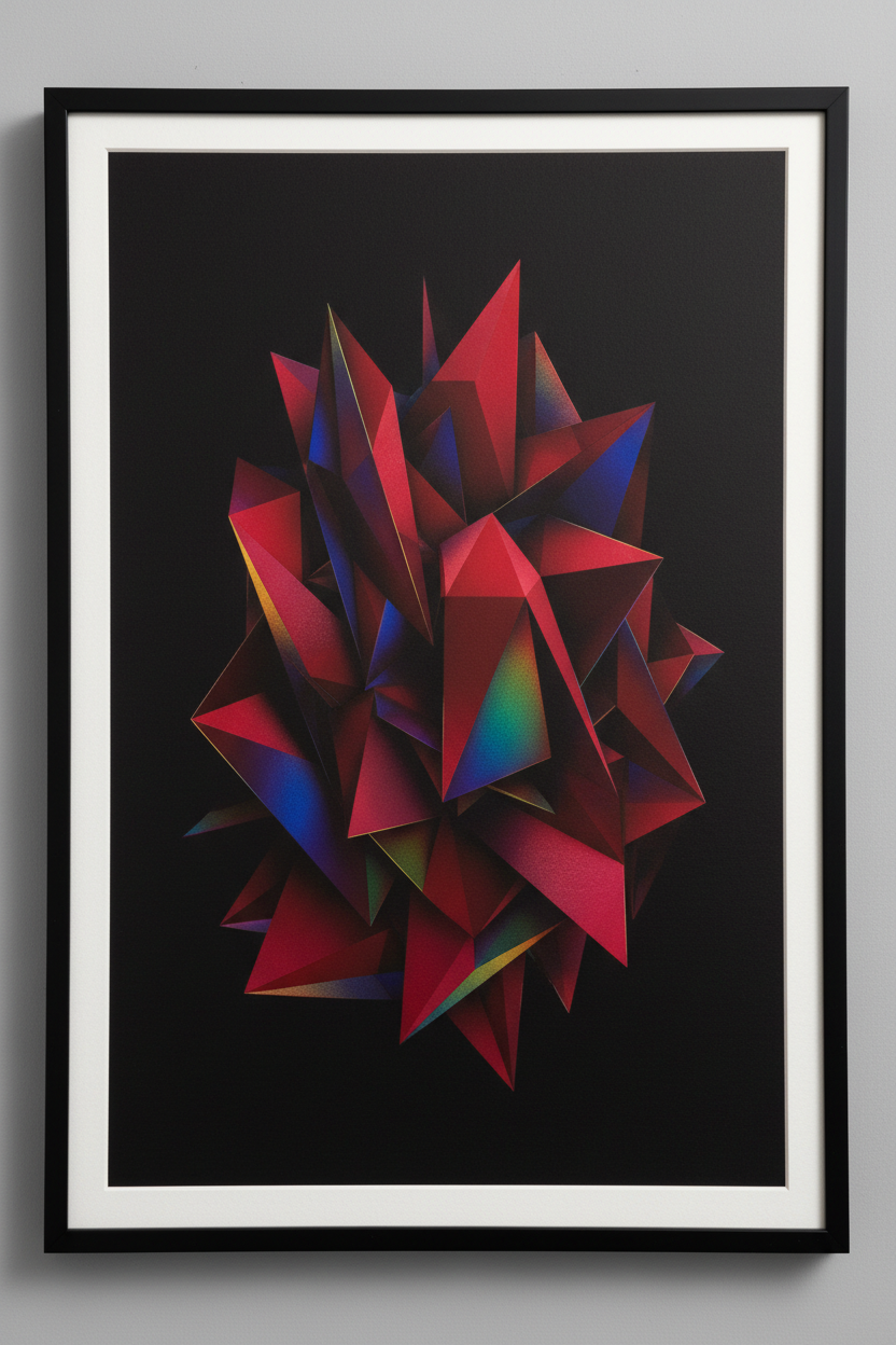 Holographic Crimson Geometry #1
