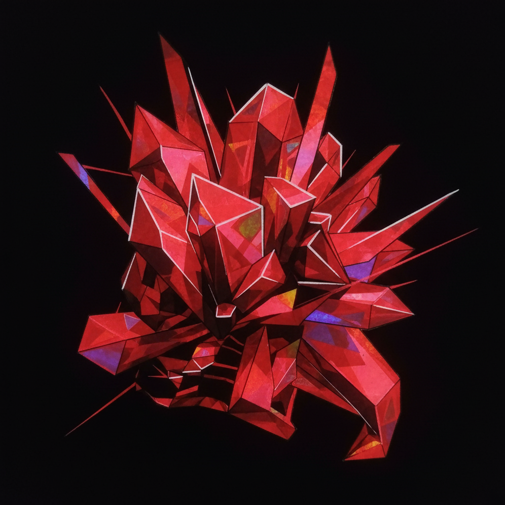 Holographic Crystalline Structures — Art Print