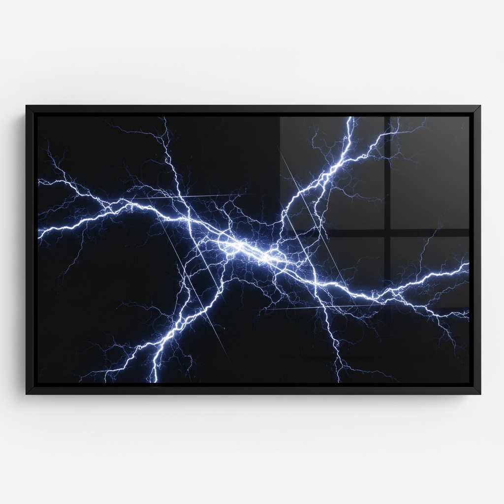 Indigo White Lightning Web
