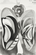 Ink Wash Butterfly Abstract