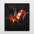 Lava Red Neon Yellow Drips