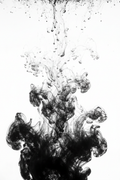 Monochrome Liquid Abstract