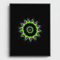 Neon Green Purple Fractals