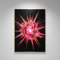 Neon Pink Gold Shards