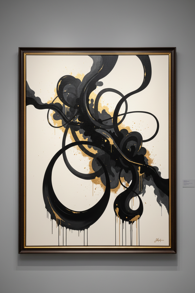Premium Abstract Shadow Art