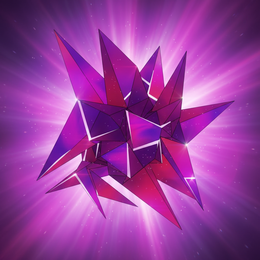 Purple Magenta Holographic