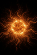 Solar Flare — Abstract Art Print