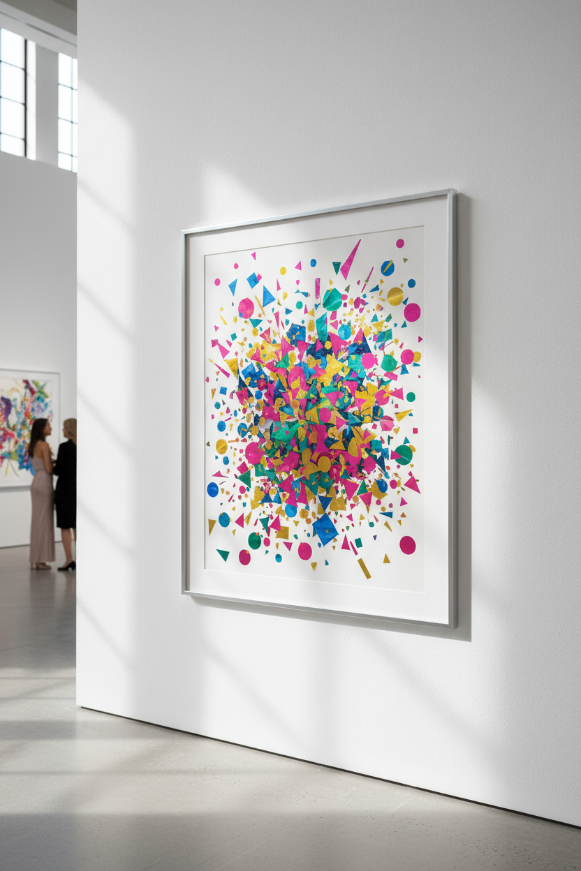 Rainbow Mind — Abstract Consciousness Art Print