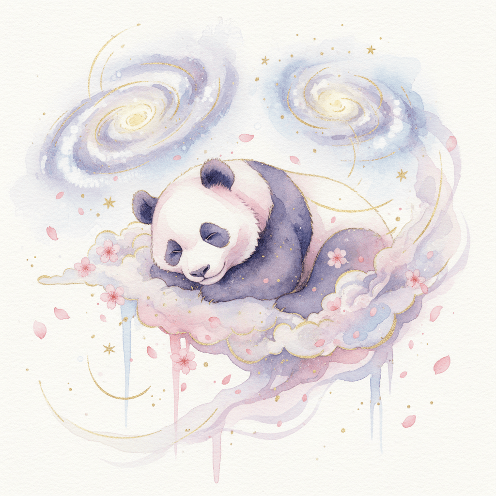 Watercolour Panda